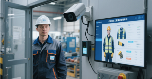 已裝攝像頭接入工服穿戴監(jiān)測(cè)預(yù)警系統(tǒng)